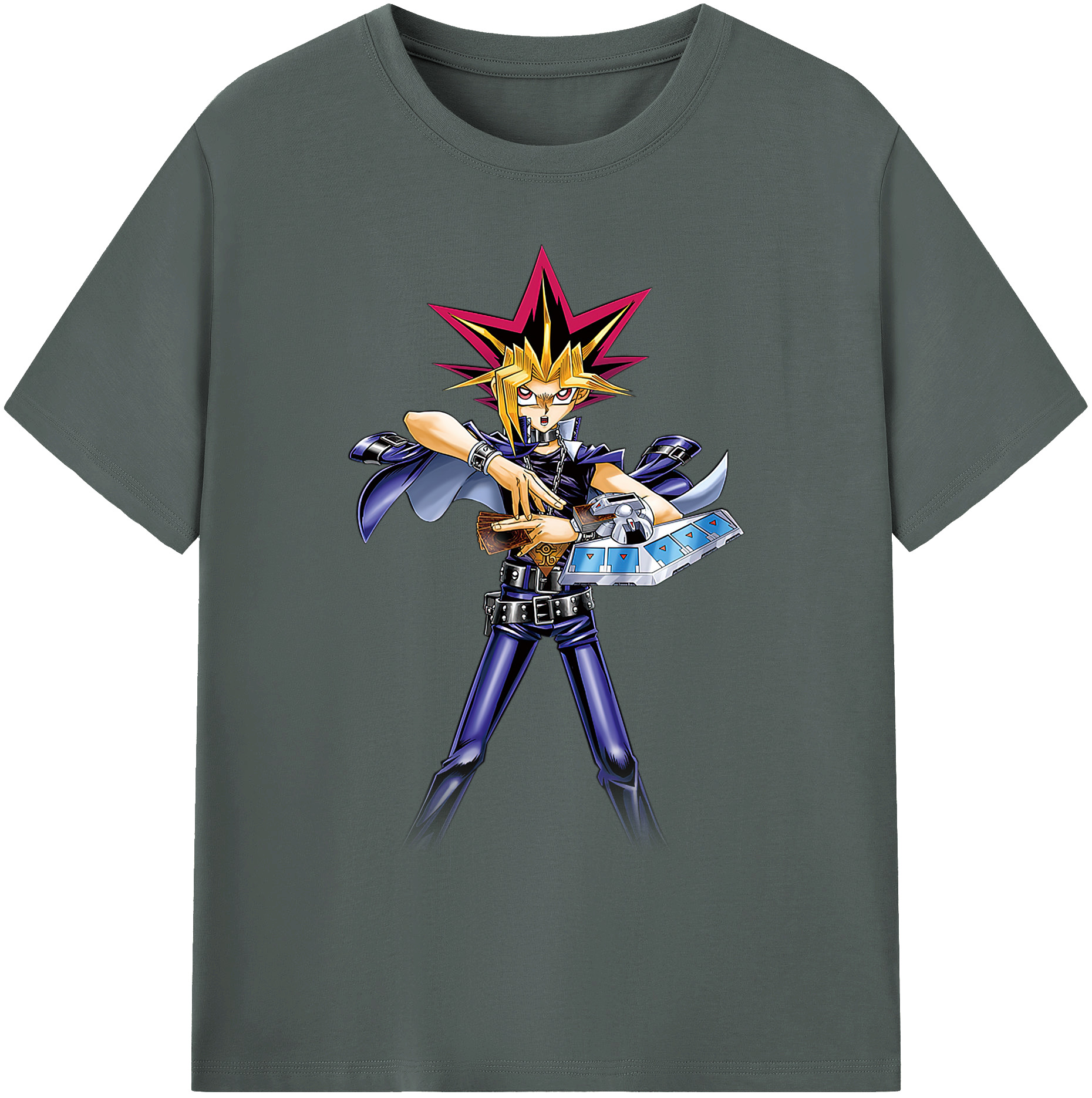 （画像用） 遊☆戯☆王 Yu-Gi-Oh! 綿100％ メンズ半袖Tシャツ｜肌触りやわらか＆通気性